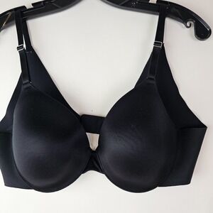 Soma Bra Vanishing Back Full‎ Coverage Size 38B Solid Black Seamless Underwire